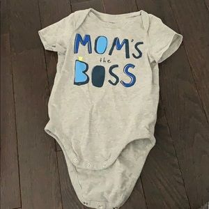 Boys short sleeve onesie